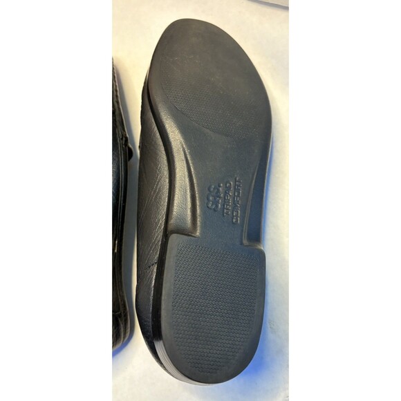 SAS Simplify Tripad Comfort Black Leather Pinch Toe Loafer Shoes Women Sz 8 est - Picture 5 of 14